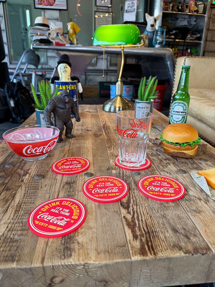 コカ・コーラ　アメリカーナ　シリコンコースター　単品 ■ アメリカン雑貨 アメリカ雑貨 | Coca Cola | 02