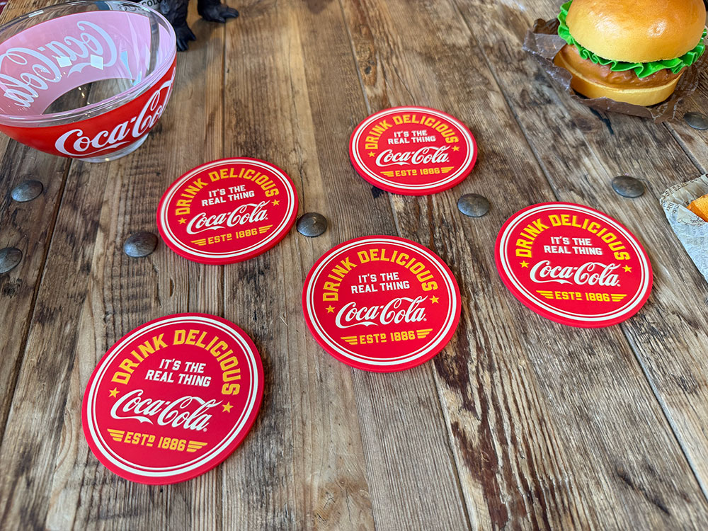 コカ・コーラ　アメリカーナ　シリコンコースター　単品 ■ アメリカン雑貨 アメリカ雑貨 | Coca Cola | 03