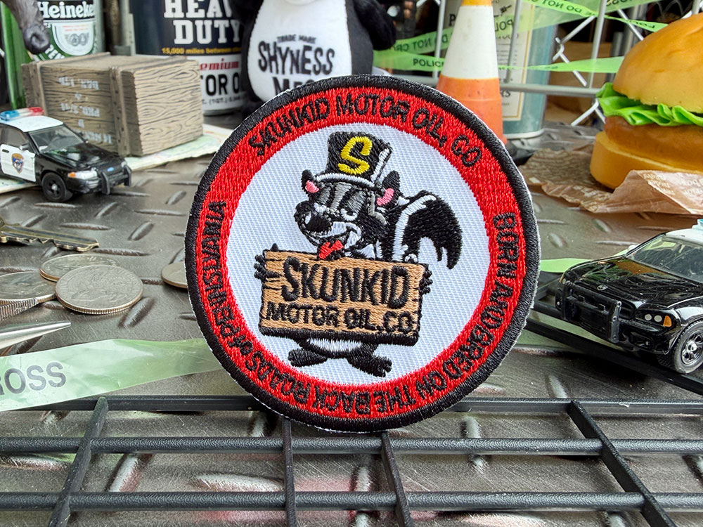 シャイネス　スカンキッド　オフィシャル　ワッペン　（ラウンド） ■ アメリカン雑貨 アメリカ雑貨 | 