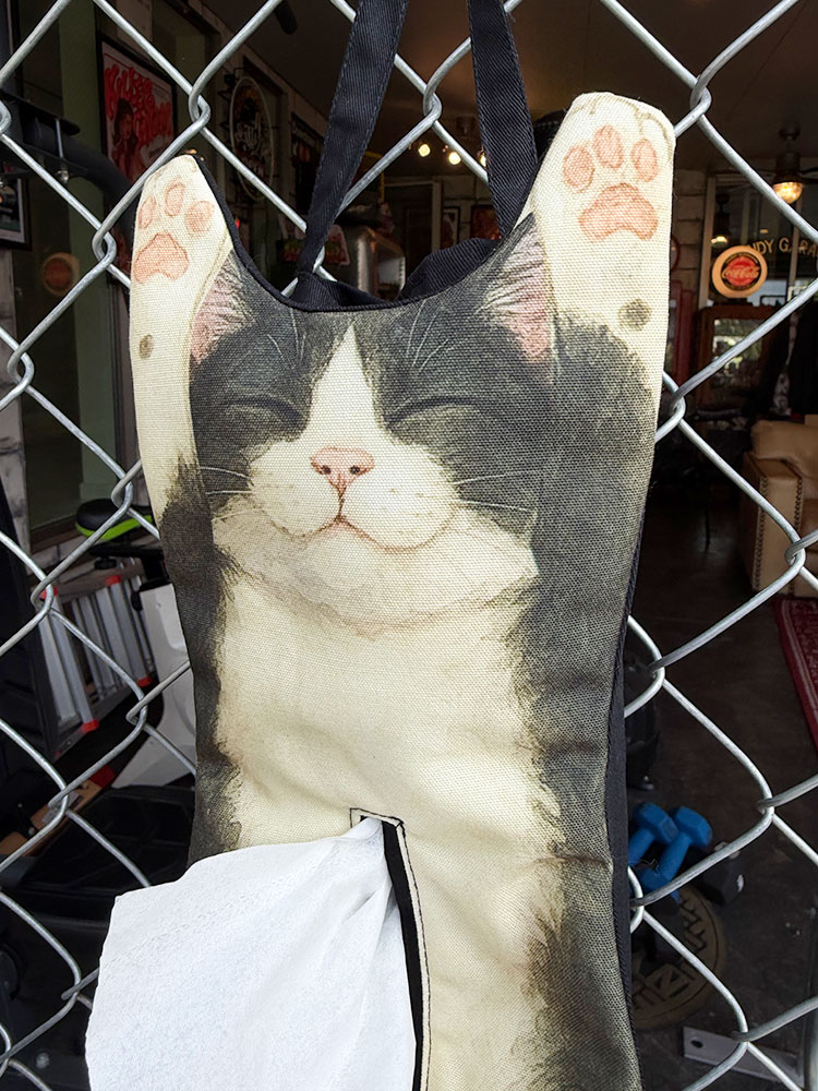 キャット　ティッシュボックスカバー　（ハチワレ）　ネコ ■ アメリカン雑貨 アメリカ雑貨 |  | 01
