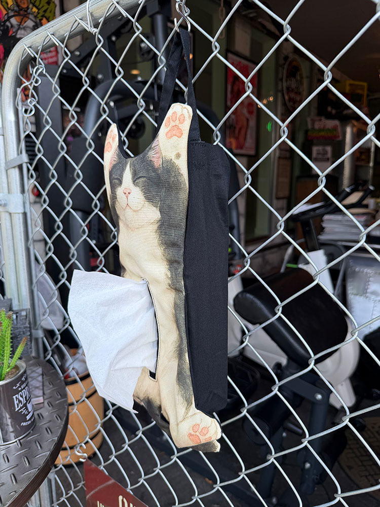 キャット　ティッシュボックスカバー　（ハチワレ）　ネコ ■ アメリカン雑貨 アメリカ雑貨 |  | 02