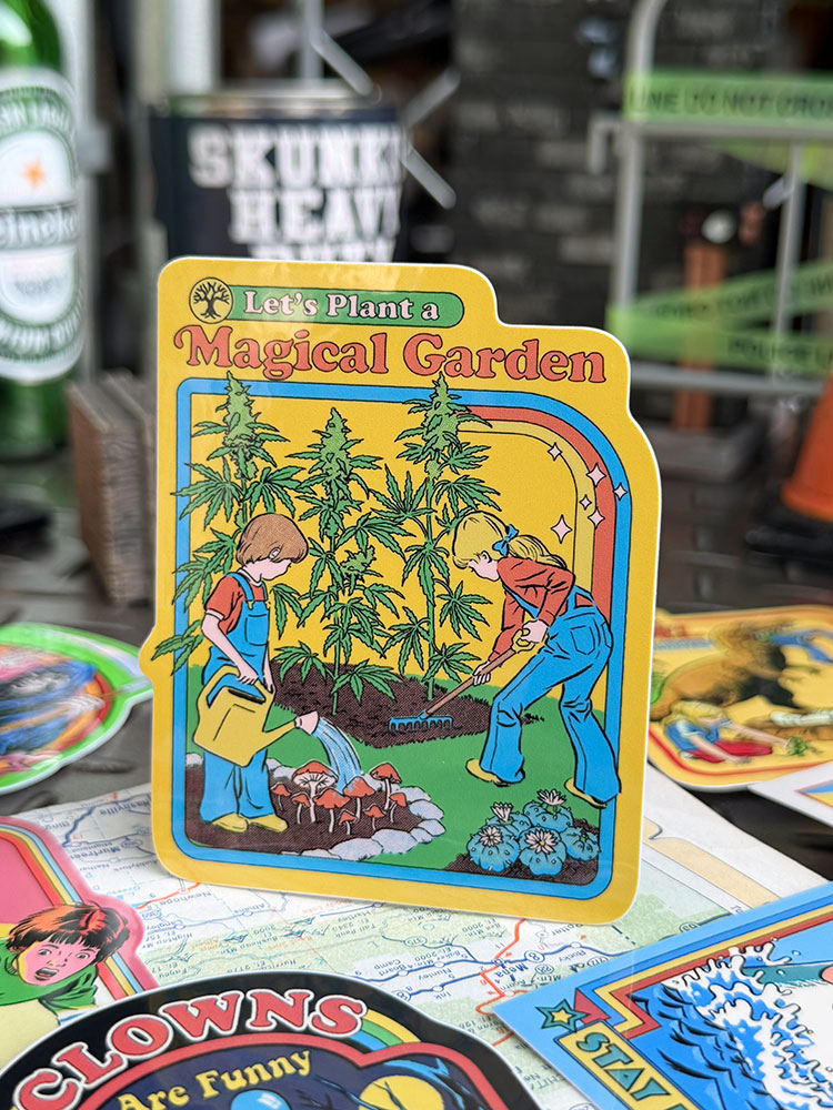 スティーブン・ローズ　オフィシャル　ステッカー　（その植物アカンやつ） ■ アメリカン雑貨 アメリカ雑貨 | 