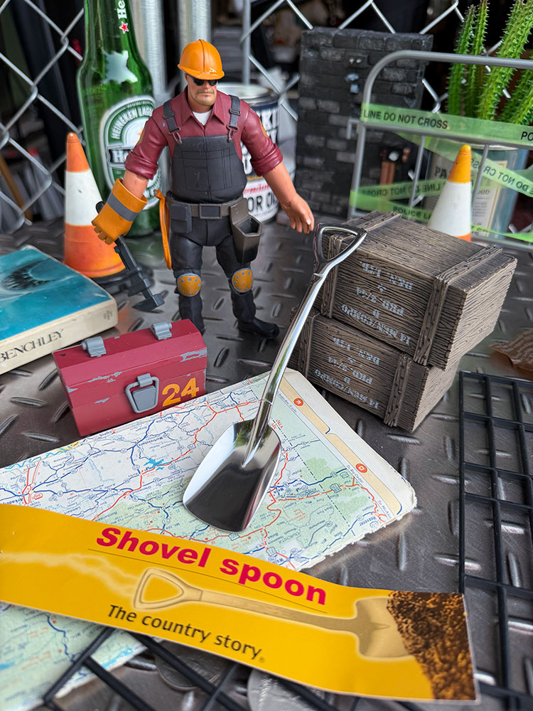 角スコップスプーン　（Mサイズ）　単品　シャベルスプーン ■ アメリカン雑貨 アメリカ雑貨 |  | 01