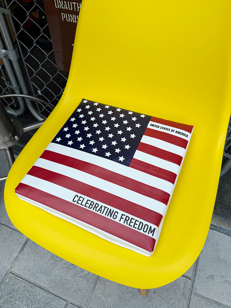星条旗　スタジアムクッション ■ アメリカン雑貨 アメリカ雑貨 | 