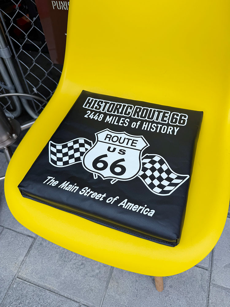 ルート66　スタジアムクッション ■ アメリカン雑貨 アメリカ雑貨 | 
