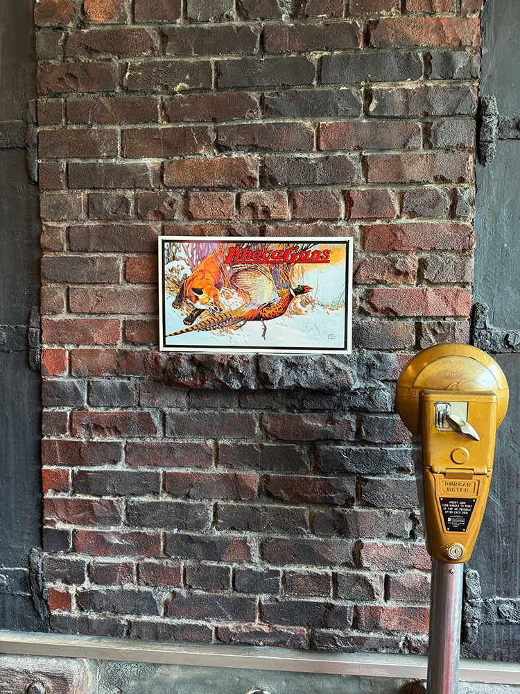 イサカ・ガンズ　ブリキ看板　（キツネとキジ）　Ithaca Guns　Pheasant　■ アメリカン雑貨 アメリカ雑貨 | アメリカン レトロ | 02