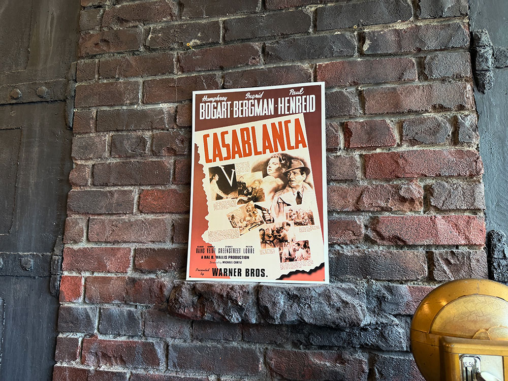 映画　カサブランカ　ブリキ看板　（セピアトーンポスター）　■ アメリカン雑貨 アメリカ雑貨 |  | 03