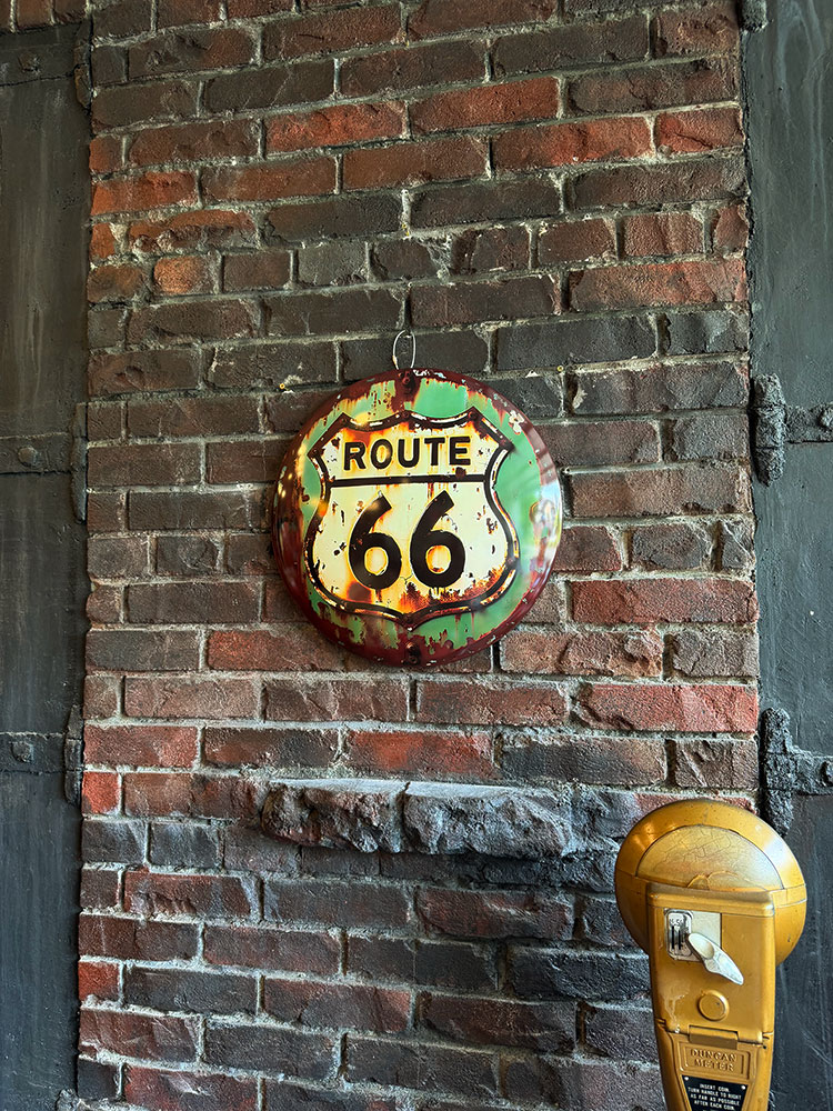 ルート66 ドームサイン 看板 (ヴィンテージロゴ) ■ アメリカン雑貨 アメリカ雑貨 関連画像2