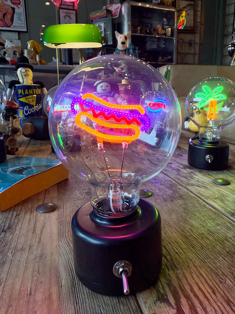 LED　バルブライト　（ホットドッグ）　単四電池＆USB電源の両方対応 ■ アメリカン雑貨 アメリカ雑貨 | 