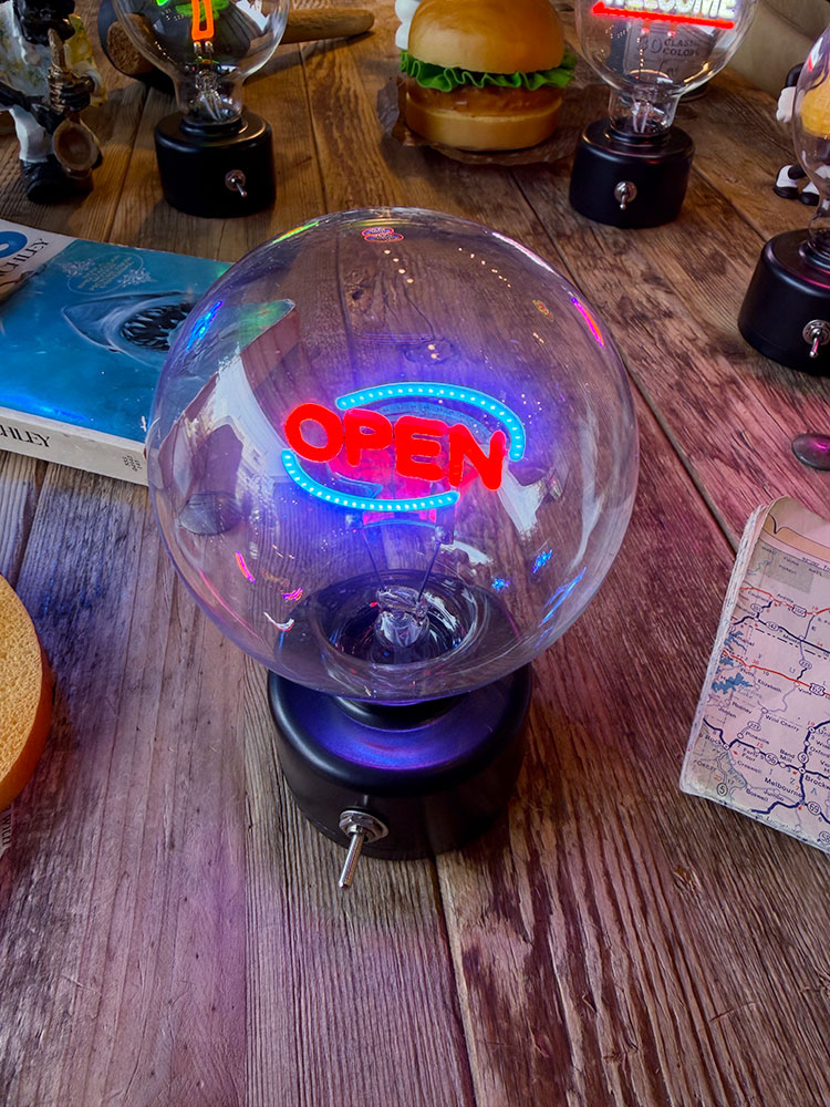 LED　バルブライト　（オープン/OPEN）　単四電池＆USB電源の両方対応 ■ アメリカン雑貨 アメリカ雑貨 |  | 02