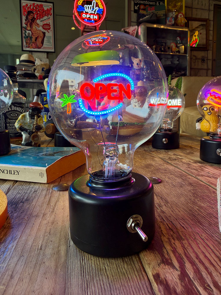 LED　バルブライト　（オープン/OPEN）　単四電池＆USB電源の両方対応 ■ アメリカン雑貨 アメリカ雑貨 |  | 04