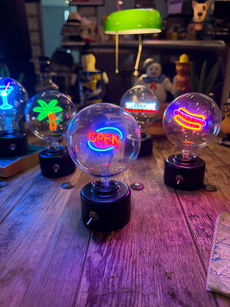 LED　バルブライト　（オープン/OPEN）　単四電池＆USB電源の両方対応 ■ アメリカン雑貨 アメリカ雑貨 |  | 01