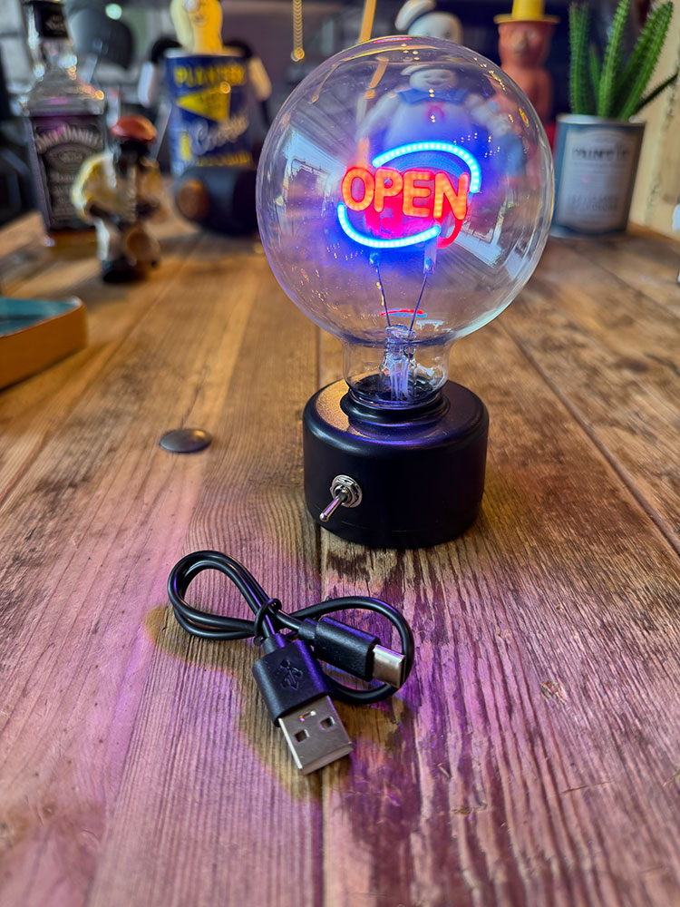 LED　バルブライト　（オープン/OPEN）　単四電池＆USB電源の両方対応 ■ アメリカン雑貨 アメリカ雑貨 |  | 05