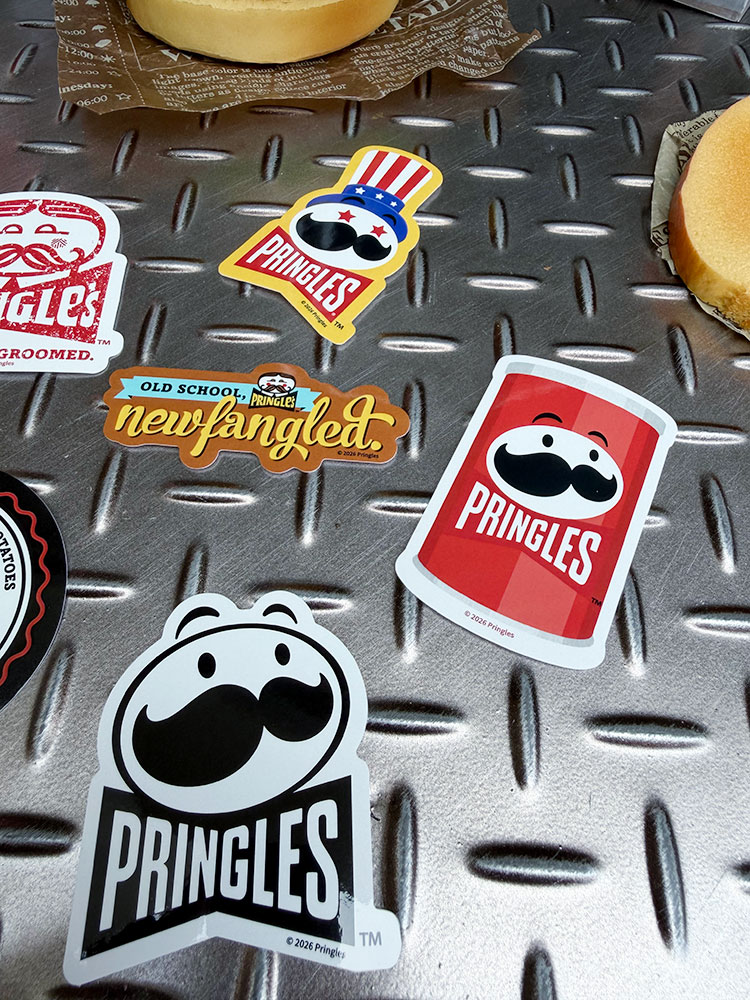 プリングルズ　オフィシャル　ダイカット　ステッカー　（全6種セット） ■ アメリカン雑貨 アメリカ雑貨 |  | 02