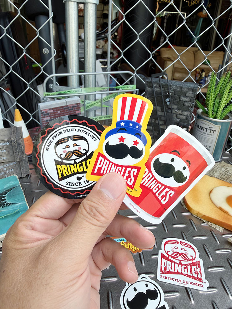 プリングルズ　オフィシャル　ダイカット　ステッカー　（全6種セット） ■ アメリカン雑貨 アメリカ雑貨 |  | 05