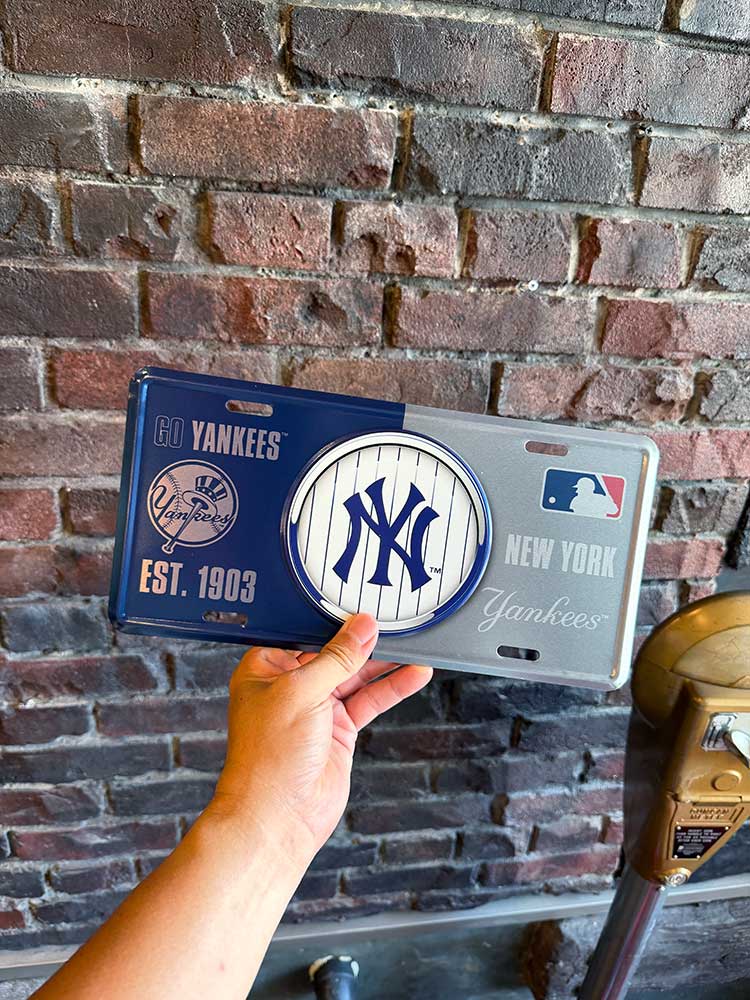ニューヨーク　ヤンキース　オフィシャル　ライセンスプレート ■ アメリカン雑貨 アメリカ雑貨 |  | 02