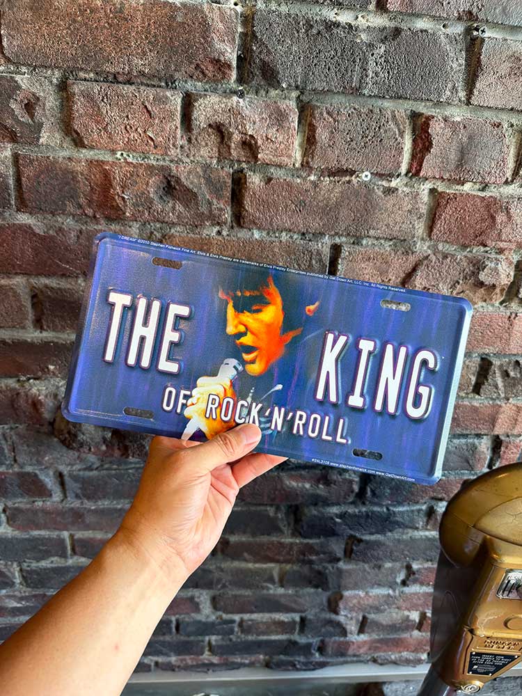 エルヴィス・プレスリー　ライセンスプレート　（ザ・キング） ■ アメリカン雑貨 アメリカ雑貨 |  | 02