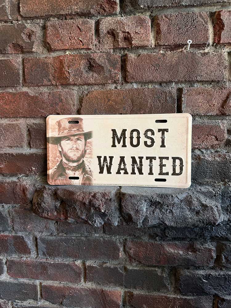 クリント・イーストウッド　ライセンスプレート　（MOST WANTED） ■ アメリカン雑貨 アメリカ雑貨 | 