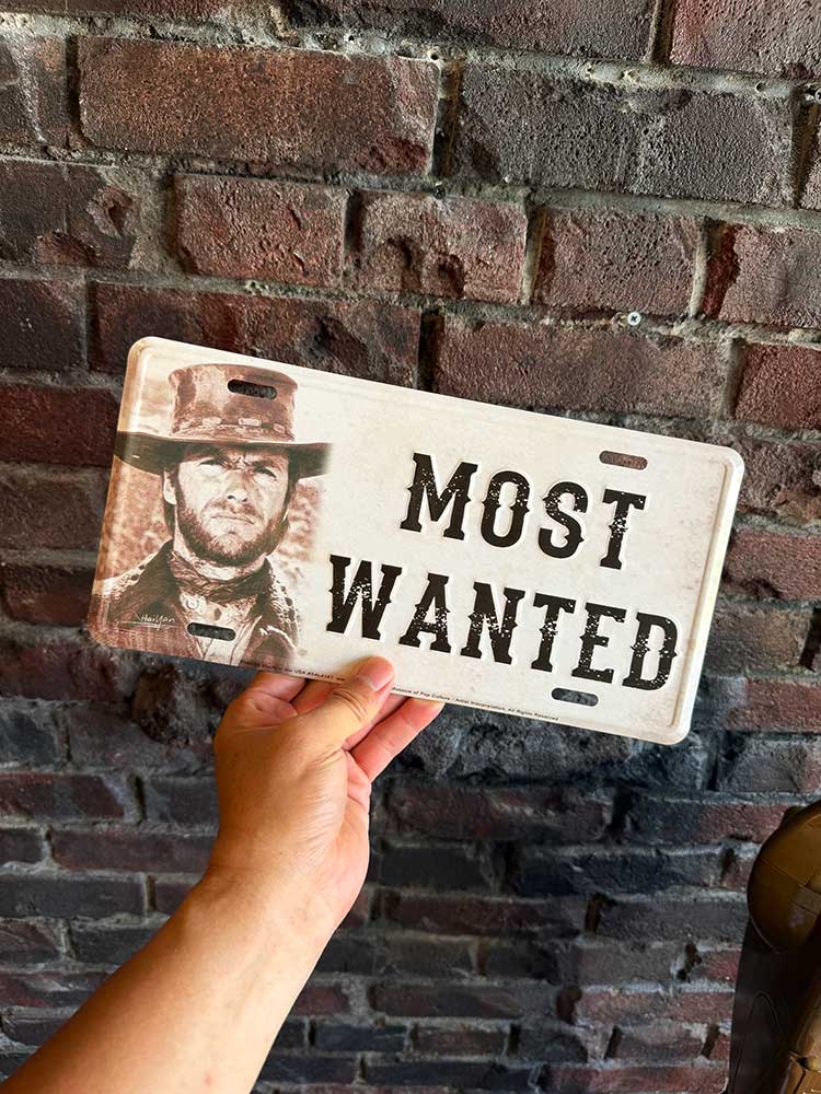 クリント・イーストウッド　ライセンスプレート　（MOST WANTED） ■ アメリカン雑貨 アメリカ雑貨 |  | 01