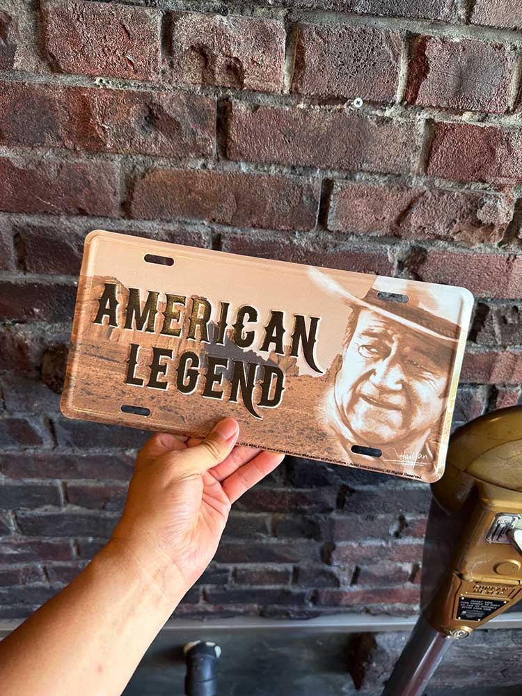 ジョン・ウェイン　ライセンスプレート　（アメリカンレジェンド） ■ アメリカン雑貨 アメリカ雑貨 |  | 02