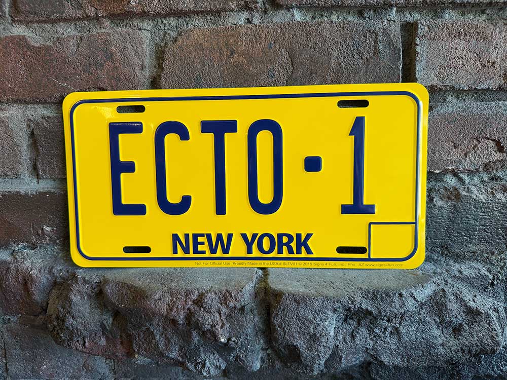 映画　ゴーストバスターズ　ECTO-1　ライセンスプレート ■ アメリカン雑貨 アメリカ雑貨 | 