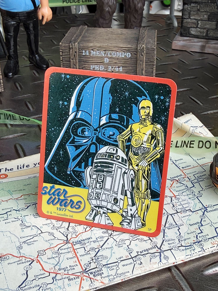スターウォーズ　オフィシャル　ミニステッカー　（1977　レトロアート） ■ アメリカン雑貨 アメリカ雑貨 | 