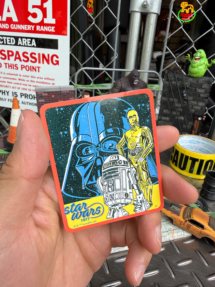 スターウォーズ　オフィシャル　ミニステッカー　（1977　レトロアート） ■ アメリカン雑貨 アメリカ雑貨 |  | 02