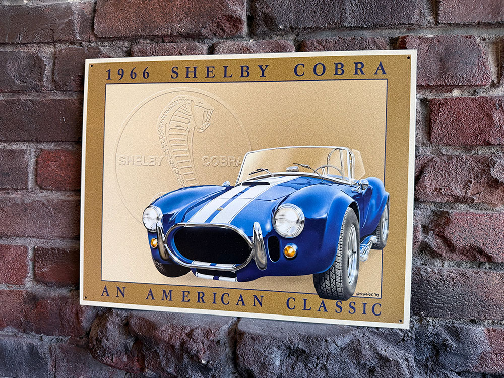 1966年　シェルビーコブラ 427　ブリキ看板　■ アメリカン雑貨 アメリカ雑貨 | アメリカン レトロ