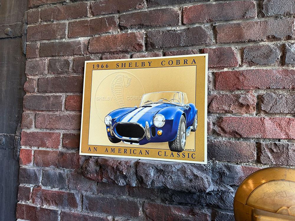 1966年　シェルビーコブラ 427　ブリキ看板　■ アメリカン雑貨 アメリカ雑貨 | アメリカン レトロ | 03