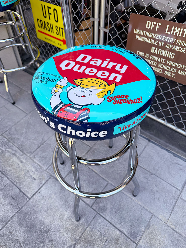 デイリークイーン　バースツール　単品 ※沖縄・離島は配送不可 ■ アメリカン雑貨 アメリカ雑貨 | 