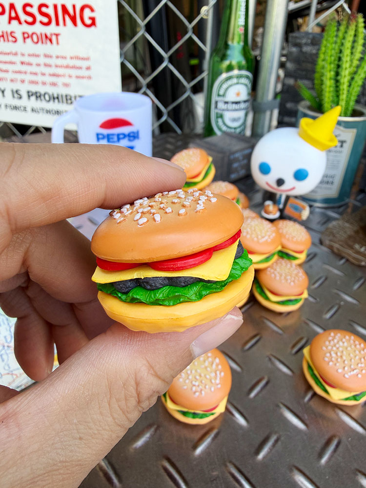 ミニチュア　ハンバーガー　オブジェ　単品 ■ アメリカン雑貨 アメリカ雑貨 |  | 02
