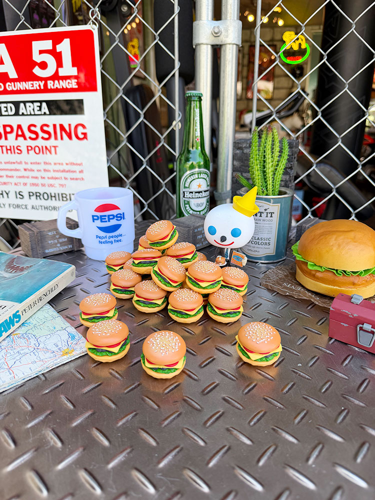 ミニチュア　ハンバーガー　オブジェ　単品 ■ アメリカン雑貨 アメリカ雑貨 |  | 04