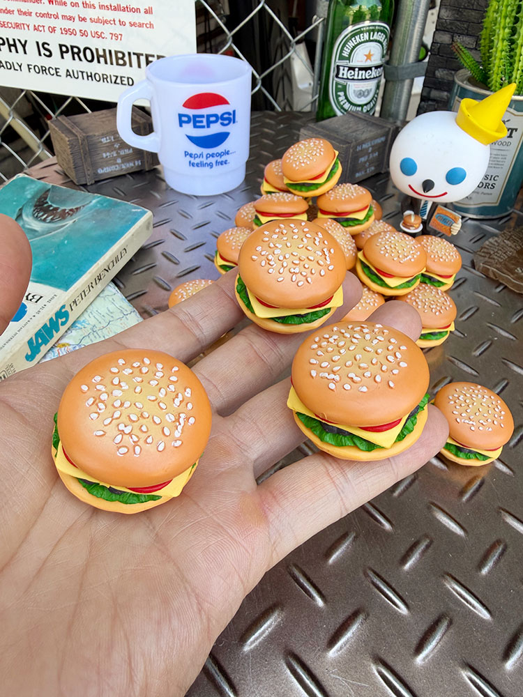 ミニチュア　ハンバーガー　オブジェ　単品 ■ アメリカン雑貨 アメリカ雑貨 |  | 05