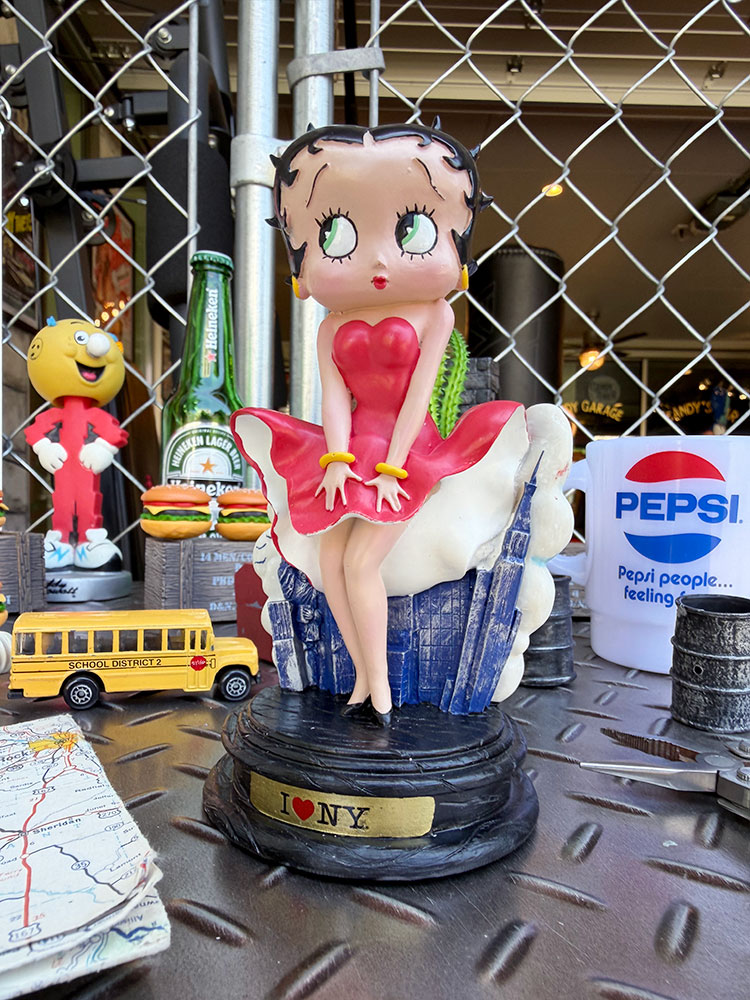 ★デッドストック★　ニューヨークベティ　ポリレジン　スタチュー　ベティ・ブープ　フィギュア ■ アメリカン雑貨 アメリカ雑貨 | 