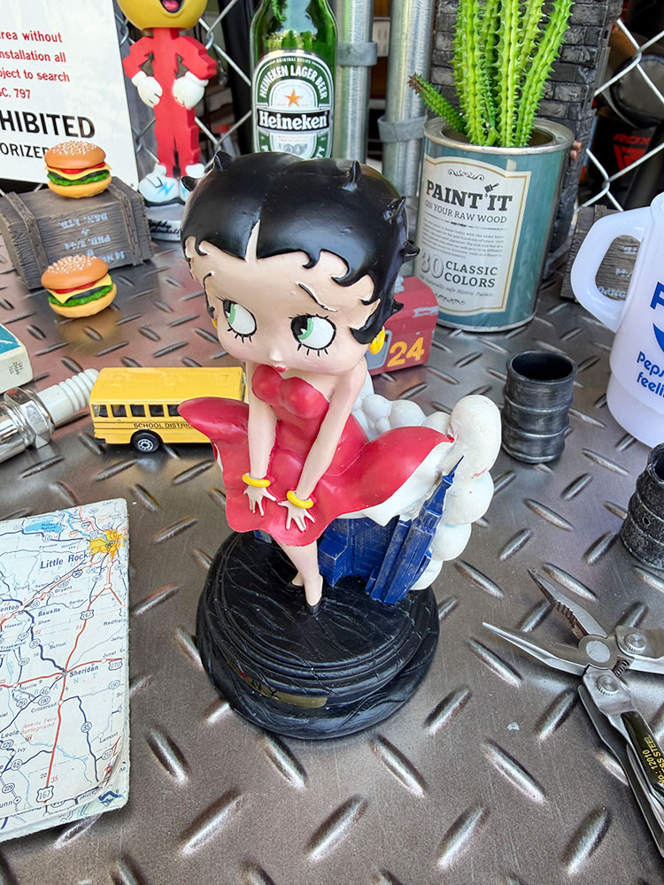 ★デッドストック★ ニューヨークベティ ポリレジン スタチュー ベティ・ブープ フィギュア ■ アメリカン雑貨 アメリカ雑貨 関連画像1