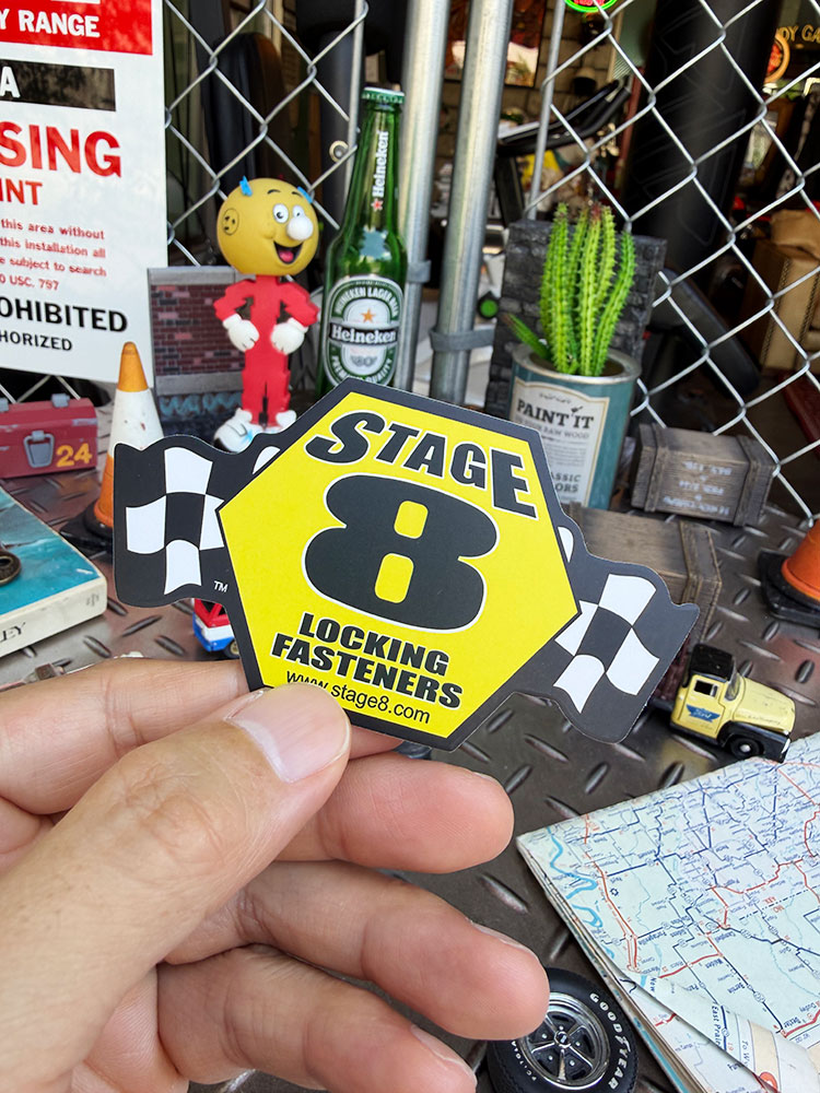 ステージ8　ミニステッカー　（チェッカーフラッグ） ■ アメリカン雑貨 アメリカ雑貨 |  | 02