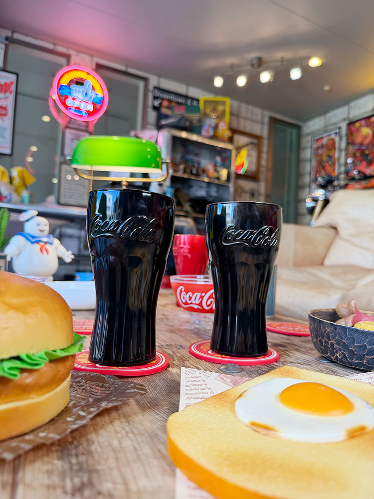 コカ・コーラ　オフィシャル　プレミアム　ジェニュイングラス　370ml　ガラス製　（2個セット/ブラック） | Coca Cola | 04