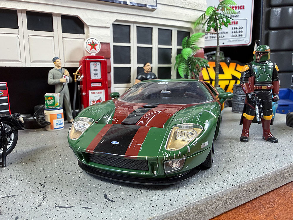 Jada　ボバフェット　2005年　フォードGT ダイキャストミニカー　1/24スケール　スターウォーズ　（ボバフェットのフィギュア付き） |  | 02