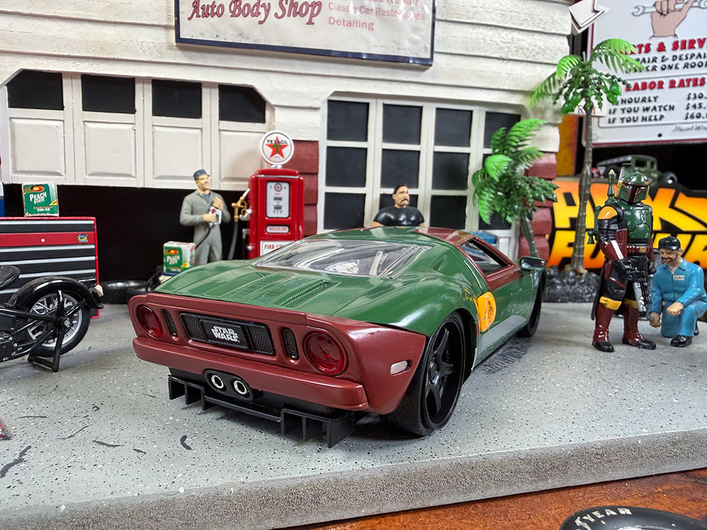 Jada　ボバフェット　2005年　フォードGT ダイキャストミニカー　1/24スケール　スターウォーズ　（ボバフェットのフィギュア付き） |  | 08