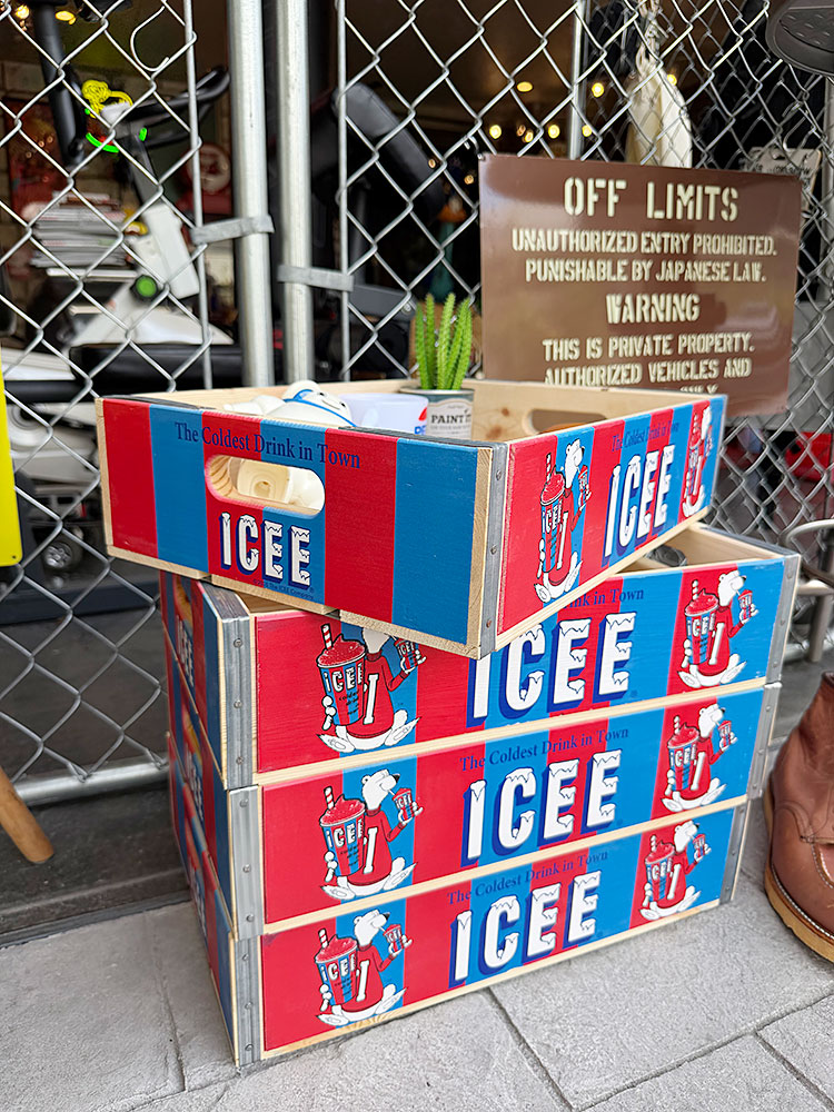 ICEE　アイシー　ウッドクレート　木箱　単品 ■ アメリカン雑貨 アメリカ雑貨 |  | 02