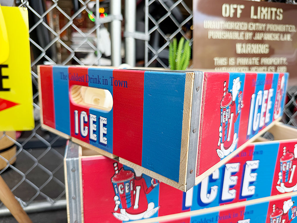 ICEE　アイシー　ウッドクレート　木箱　単品 ■ アメリカン雑貨 アメリカ雑貨 |  | 03