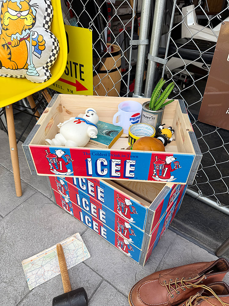 ICEE　アイシー　ウッドクレート　木箱　単品 ■ アメリカン雑貨 アメリカ雑貨 |  | 04