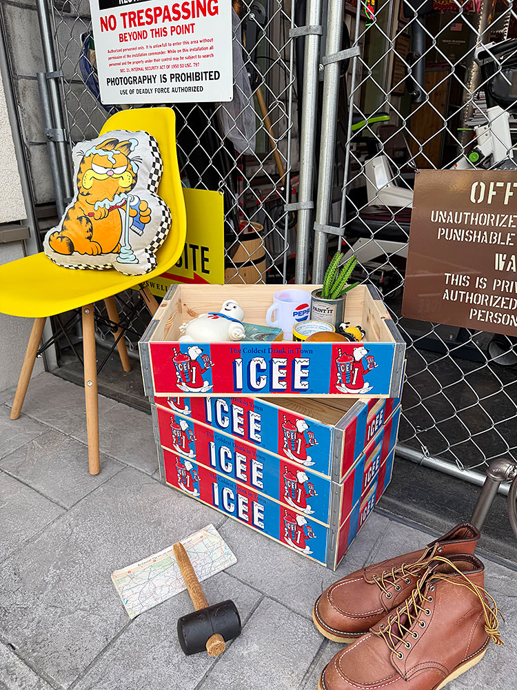 ICEE　アイシー　ウッドクレート　木箱　単品 ■ アメリカン雑貨 アメリカ雑貨 |  | 05