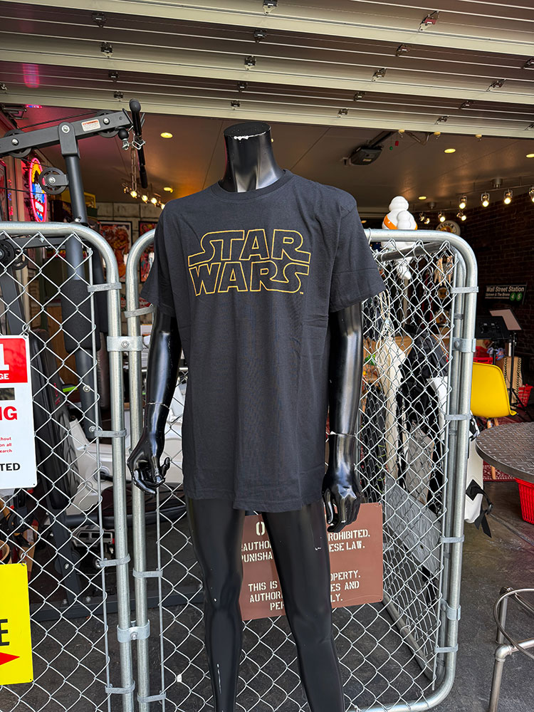 映画　スターウォーズ　ゴールドロゴ　オフィシャル　Tシャツ　（Logo Outline）　公式グッズ ■ アメリカン雑貨 アメリカ雑貨 |  | 02