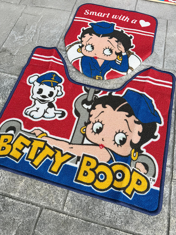 ベティ・ブープ　トイレマット&フタカバー　2点セット ■ アメリカン雑貨 アメリカ雑貨 |  | 02