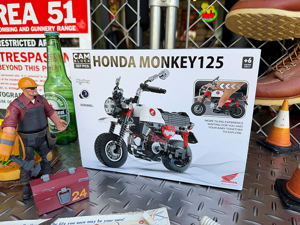 CAMブロック　ホンダ モンキー125　ブロック　527ピース　HONDA MONKEY 125 ■ アメリカン雑貨 アメリカ雑貨 | 
