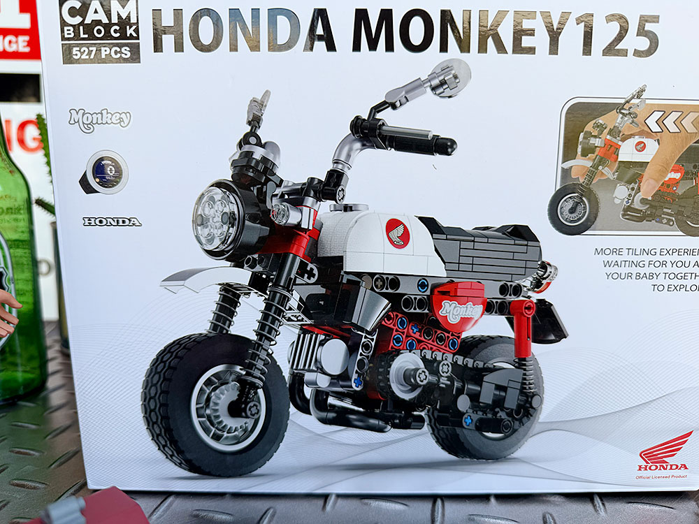 CAMブロック　ホンダ モンキー125　ブロック　527ピース　HONDA MONKEY 125 ■ アメリカン雑貨 アメリカ雑貨 |  | 01