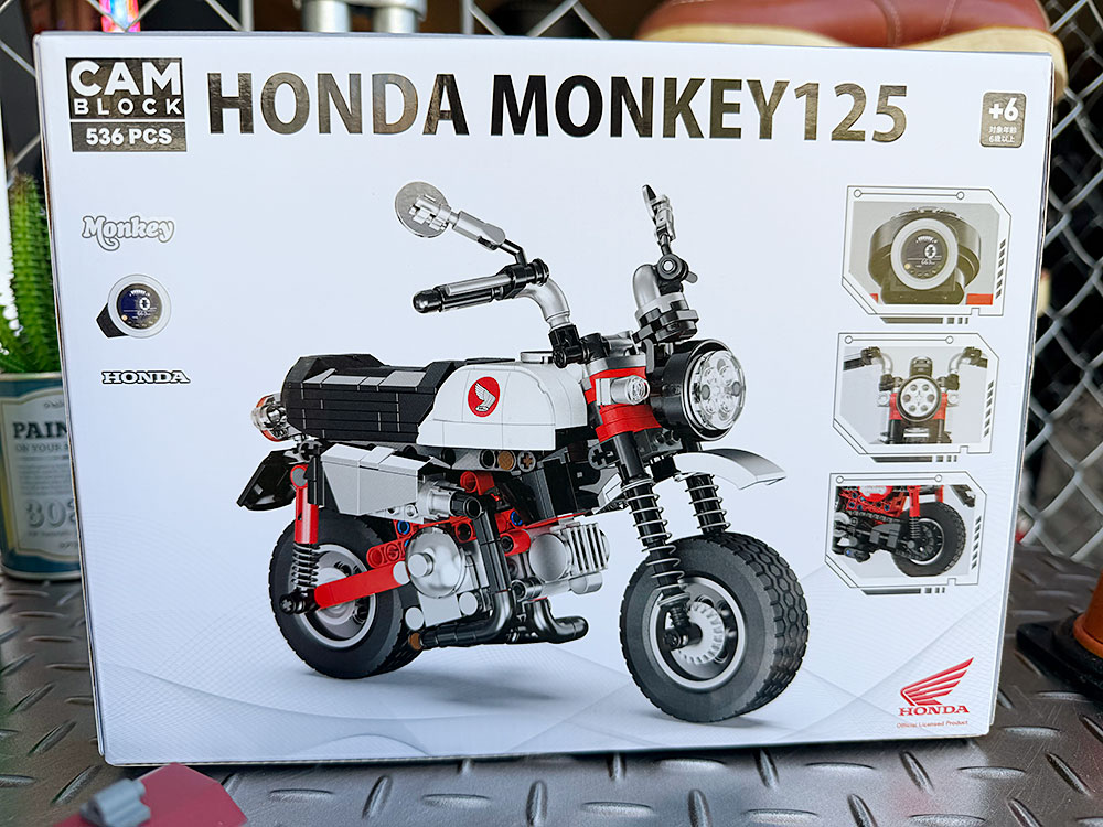 CAMブロック　ホンダ モンキー125　ブロック　527ピース　HONDA MONKEY 125 ■ アメリカン雑貨 アメリカ雑貨 |  | 03