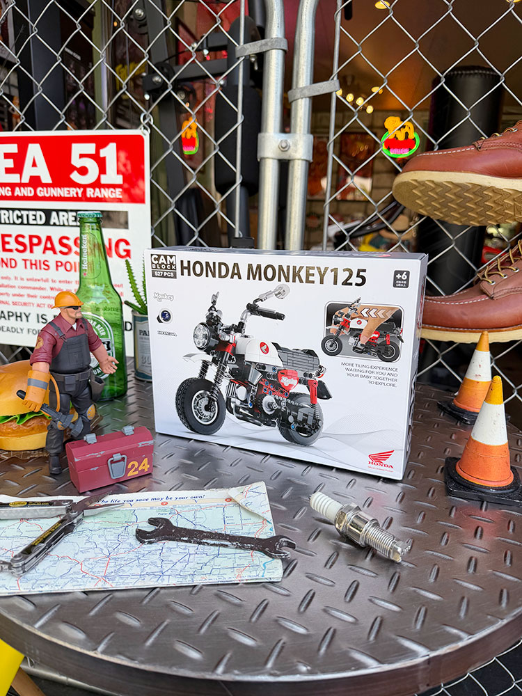 CAMブロック　ホンダ モンキー125　ブロック　527ピース　HONDA MONKEY 125 ■ アメリカン雑貨 アメリカ雑貨 |  | 05