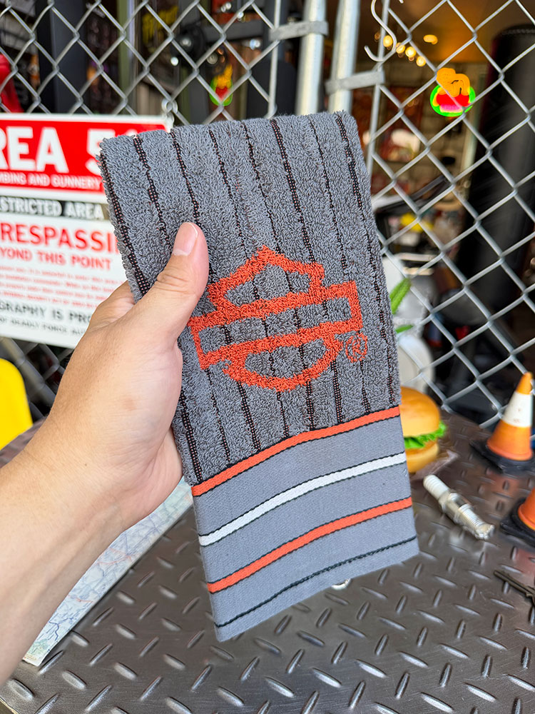 ハーレーダビッドソン　オフィシャル　バータオル　（フックリング付き）　ゴルフタオル ■ アメリカン雑貨 アメリカ雑貨 |  | 05
